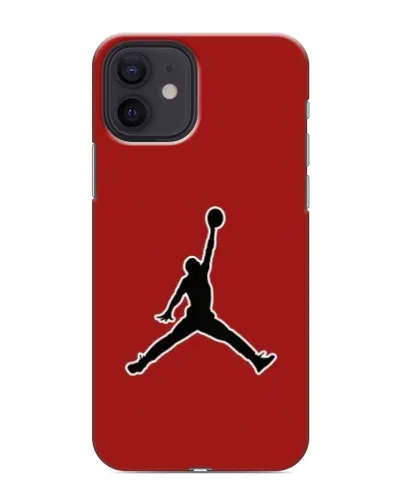 Чехол для iPhone 12 mini с картинкой «Jordan Red Back»