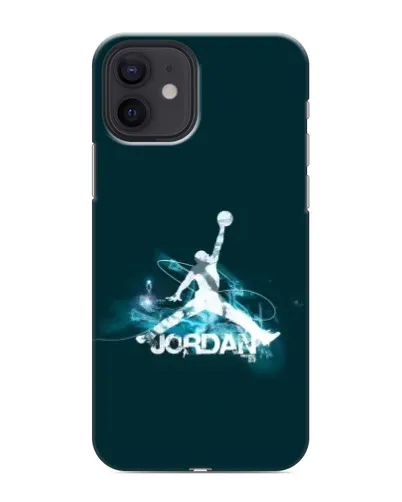 Чехол для iPhone 12 mini с картинкой «Jordan Blue Fire»