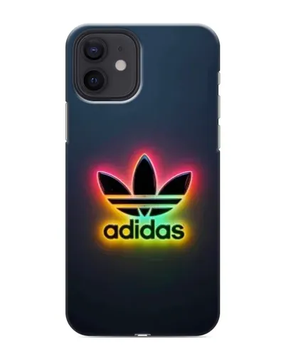 Чехол для iPhone 12 mini с картинкой «Неоновый Adidas»