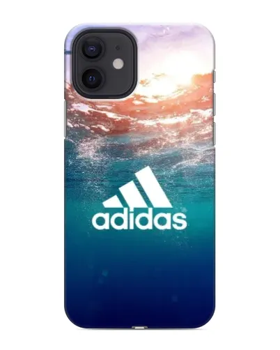 Чехол для iPhone 12 mini с картинкой «Океанская глубина адидас»
