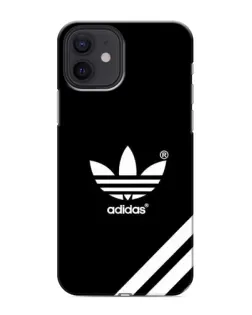 Чехол для iPhone 12 mini с картинкой «Adidas с диагональными полосами»