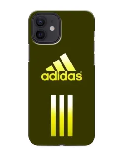 Чехол для iPhone 12 mini с картинкой «Оливковый градиент Adidas»