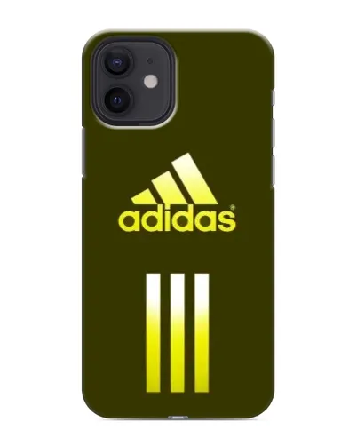 Чехол для iPhone 12 mini с картинкой «Оливковый градиент Adidas»