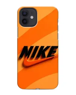 Чехол для iPhone 12 mini с картинкой «Оранжевый драйв Nike» Чехол для iPhone 12 mini с картинкой «Оранжевый драйв Nike»