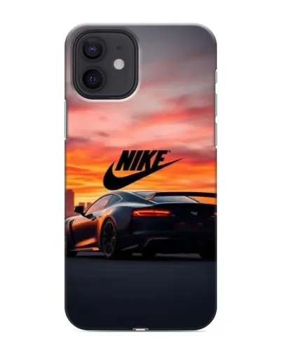 Чехол для iPhone 12 mini с картинкой «Nike и суперкар»