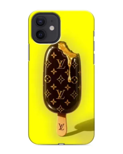 Чехол для iPhone 12 mini с картинкой «Мороженое от LV»