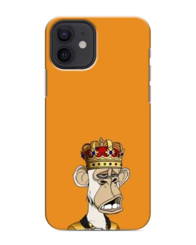 Чехол для iPhone 12 mini с картинкой «Золотая обезьяна Bored Ape»