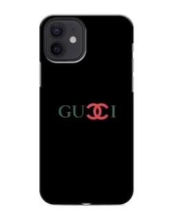 Чехол для iPhone 12 mini с картинкой «Gucci — красный градиент»