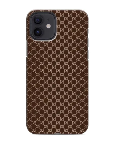 Чехол для iPhone 12 mini с картинкой «Gucci — шоколадная сетка» Чехол для iPhone 12 mini с картинкой «Gucci — шоколадная сетка»