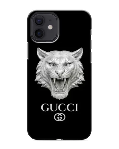 Чехол для iPhone 12 mini с картинкой «Gucci — серебряный лев» Чехол для iPhone 12 mini с картинкой «Gucci — серебряный лев»