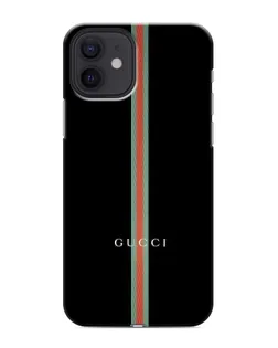 Чехол для iPhone 12 mini с картинкой «Gucci — строгая линия»