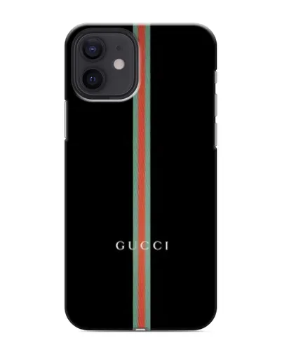 Чехол для iPhone 12 mini с картинкой «Gucci — строгая линия» Чехол для iPhone 12 mini с картинкой «Gucci — строгая линия»