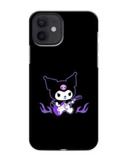 Чехол для iPhone 12 mini с картинкой «Электрическая Kuromi»