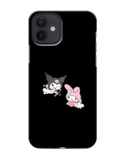 Чехол для iPhone 12 mini с картинкой «My Melody и Kuromi»