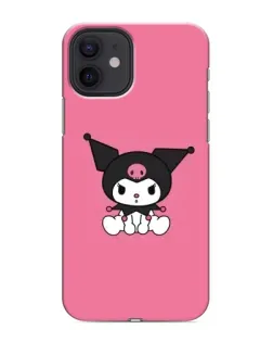 Чехол для iPhone 12 mini с картинкой «Хмурая Kuromi»
