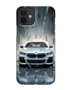 Чохол для iPhone 12 mini з картинкою «BMW у світлі фар»