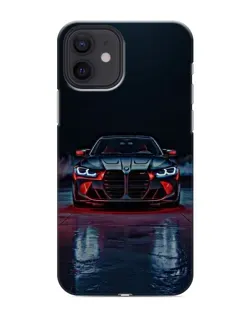 Чохол для iPhone 12 mini з картинкою «BMW на мокрій дорозі»