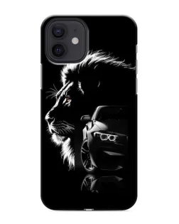 Чохол для iPhone 12 mini з картинкою «BMW та лев»