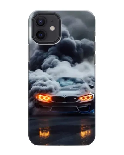 Чохол для iPhone 12 mini з картинкою «BMW у диму» Чохол для iPhone 12 mini з картинкою «BMW у диму»