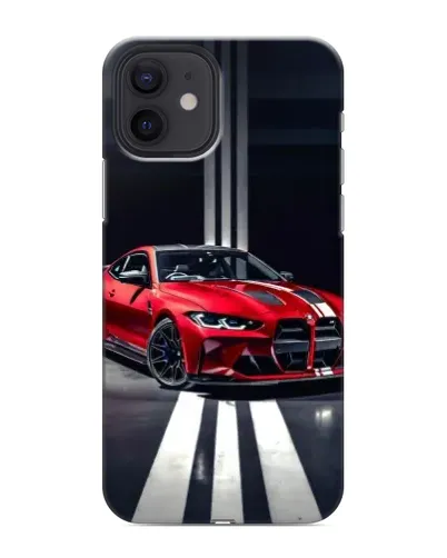 Чохол для iPhone 12 mini з картинкою «Червона BMW на дорозі» Чохол для iPhone 12 mini з картинкою «Червона BMW на дорозі»