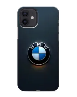Чохол для iPhone 12 mini з картинкою «Логотип BMW — мінімалізм»