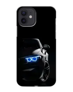 Чехол для iPhone 12 mini с картинкой «BMW — ночной взгляд»