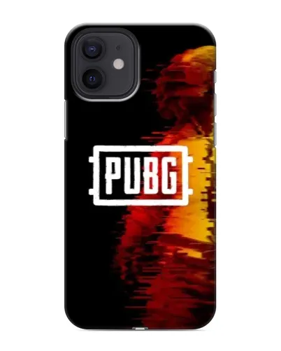 Чохол для iPhone 12 mini з картинкою «Яскравий логотип PUBG»