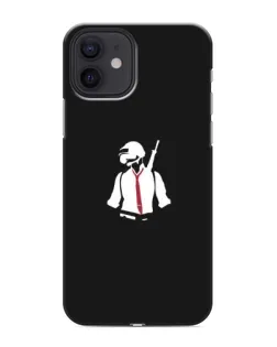 Чохол для iPhone 12 mini з картинкою «PUBG — силует воїна»