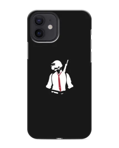 Чохол для iPhone 12 mini з картинкою «PUBG — силует воїна» Чохол для iPhone 12 mini з картинкою «PUBG — силует воїна»