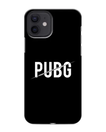 Чохол для iPhone 12 mini з картинкою «PUBG — білий логотип» Чохол для iPhone 12 mini з картинкою «PUBG — білий логотип»