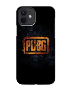 Чохол для iPhone 12 mini з картинкою «PUBG — золотий логотип»