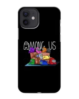 Чохол для iPhone 12 mini з картинкою «Логотип Among Us»