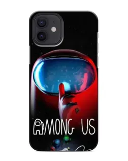 Чохол для iPhone 12 mini з картинкою «Червоний імпостер — макро» Чохол для iPhone 12 mini з картинкою «Червоний імпостер — макро»