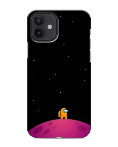 Чохол для iPhone 12 mini з картинкою «Самотній герой на планеті»