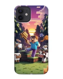 Чохол для iPhone 12 mini з картинкою «Стів на фермі»