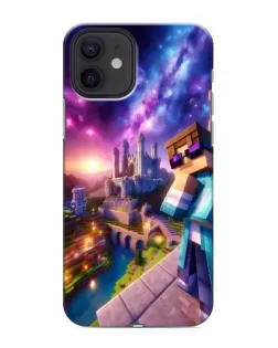 Чохол для iPhone 12 mini з картинкою «Стів та космос» Чохол для iPhone 12 mini з картинкою «Стів та космос»
