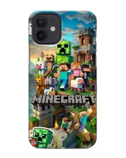 Чохол для iPhone 12 mini з картинкою «Замок Minecraft» Чохол для iPhone 12 mini з картинкою «Замок Minecraft»