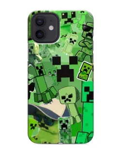 Чохол для iPhone 12 mini з картинкою «Кріпери Minecraft» Чохол для iPhone 12 mini з картинкою «Кріпери Minecraft»