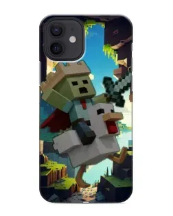 Чохол для iPhone 12 mini з картинкою «Стів та гусь» Чохол для iPhone 12 mini з картинкою «Стів та гусь»