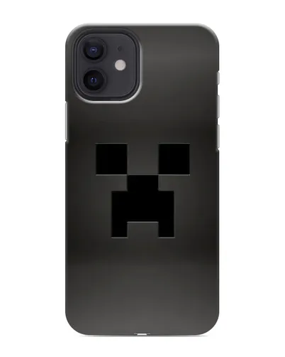 Чехол для iPhone 12 mini с картинкой «Черный крипер градиент» Чехол для iPhone 12 mini с картинкой «Черный крипер градиент»