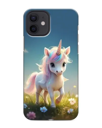 Чохол для iPhone 12 mini з картинкою «Єдиноріг на галявині» Чохол для iPhone 12 mini з картинкою «Єдиноріг на галявині»