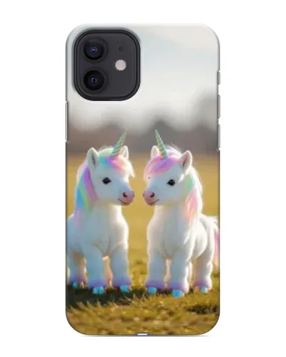 Чохол для iPhone 12 mini з картинкою «Пара єдинорогів» Чохол для iPhone 12 mini з картинкою «Пара єдинорогів»