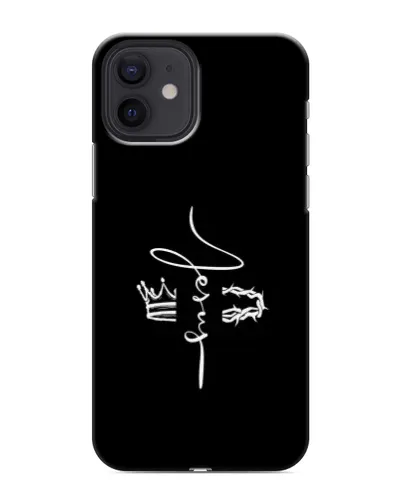 Чохол для iPhone 12 mini з картинкою «Король Слави Jesus»