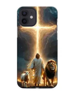 Чохол для iPhone 12 mini з картинкою «Лев Юди та Світло» Чохол для iPhone 12 mini з картинкою «Лев Юди та Світло»