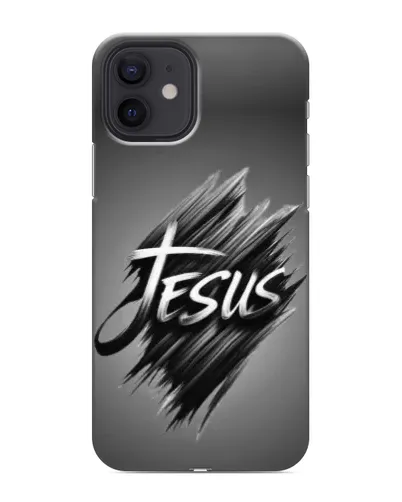 Чохол для iPhone 12 mini з картинкою «Напис Jesus Graffiti»
