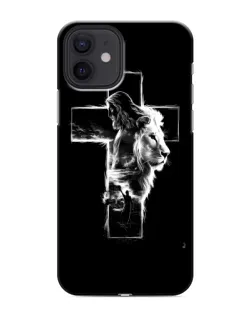 Чехол для iPhone 12 mini с картинкой «Сияющий крест Jesus»
