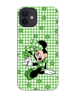 Чохол для iPhone 12 mini з картинкою «Mickey в клітинку»