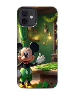 Чохол для iPhone 12 mini з картинкою «Міккі в майстерні»