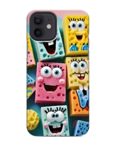Чохол для iPhone 12 mini з картинкою «Кольорові губки»