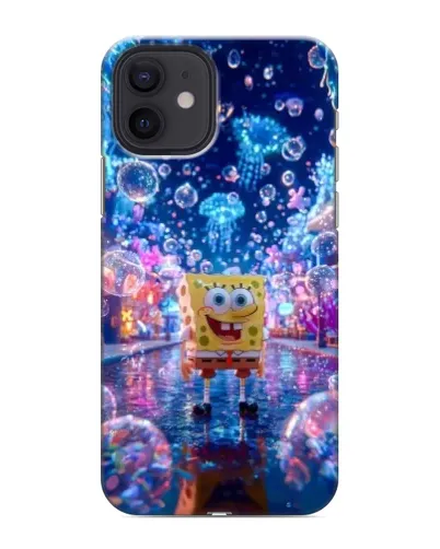 Чохол для iPhone 12 mini з картинкою «Неоновий океан»
